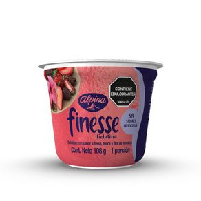 GELATINA FRUT ROJOS FINESSE ALPINA*108GR