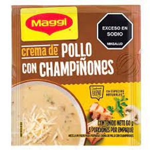 CREMA DE POLLO CON CHAMPINONES MAGGI*60G