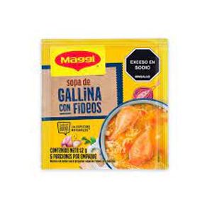 SOPA DE GALLINA CON FIDEOS MAGGI X 52 GR