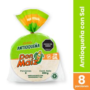AREPA DON MAIZ ANTIOQUEÑA 8 UND x 880GR