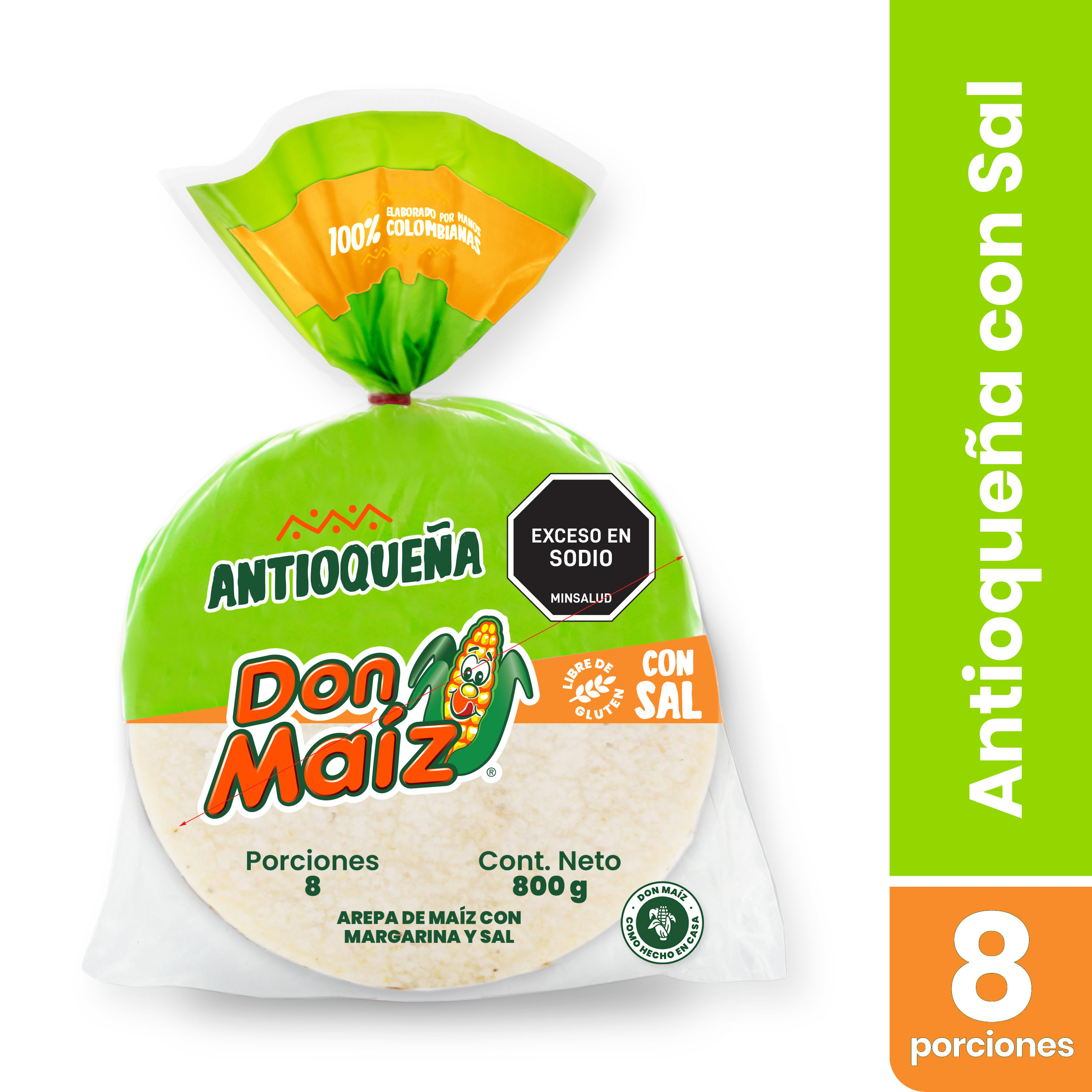 AREPA DON MAIZ ANTIOQUEÑA 8 UND x 880GR