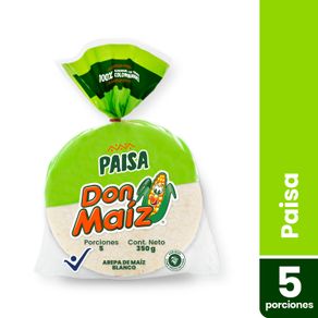 AREPA DON MAIZ PAISA 5UND*350GR
