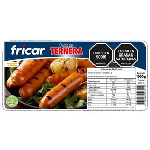 CHORIZO TERNERA FRICAR x 1000 GR