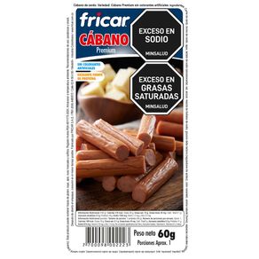 CABANO NATURAL FRICAR x 60GR