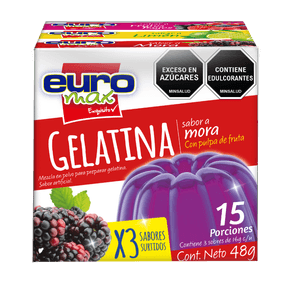 GELATINA EUROMAX 3UND FRU LIM MOR *48 GR