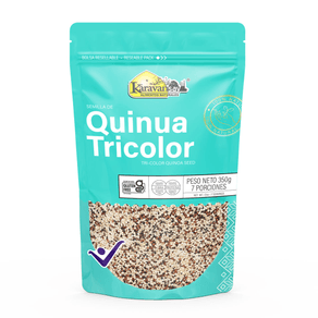 QUINUA EN SEMILLA TRICOLOR DOY PACK*350G