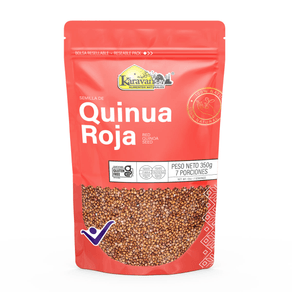 QUINUA EN SEMILLA ROJA DOY PACK X 350 GR