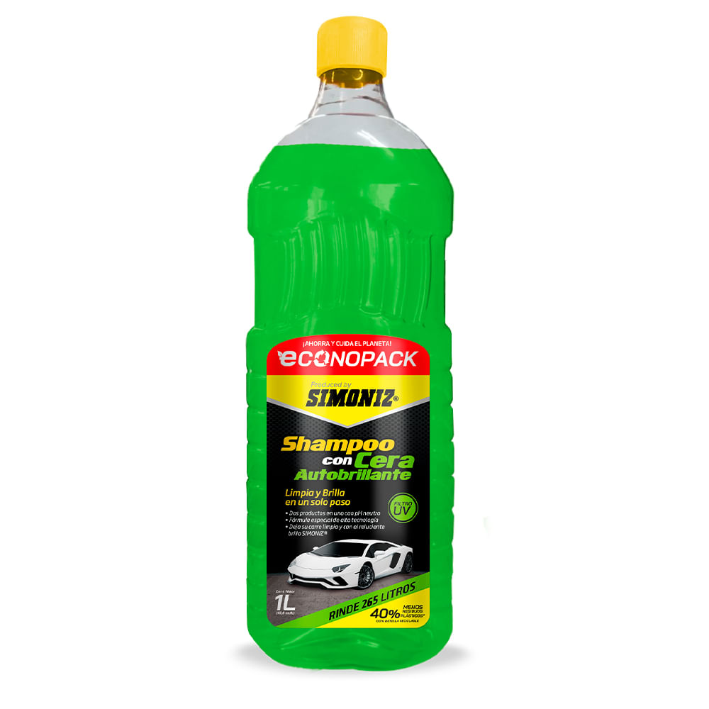 SHAMPOO CON CERA AUTO ECONOPACK *1LT