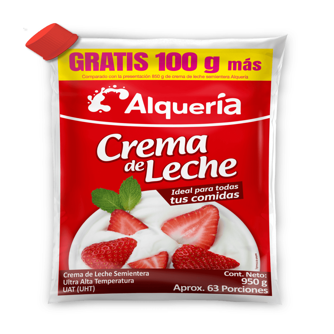 CREMA DE LECHE ALQUERIA*950G EXTCON*100G