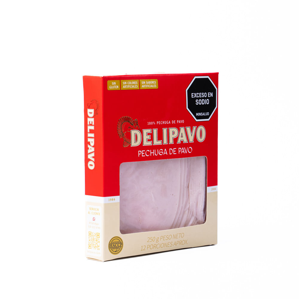PECHUGA PAVO DELIPAVO x 250GR