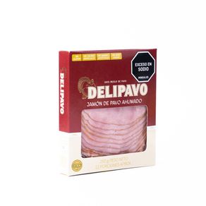 JAMON PAVO AHUMADO x 250GR DELIPAVO