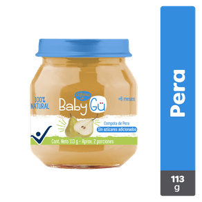 COMPOTA PERA BABY GU ALPINA x 113GR