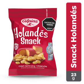 SNACK QUESO HOLANDES DESHID ALPINA x23GR