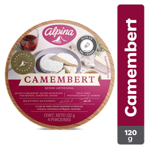 QUESO CAMEMBERT ALPINA x 120GR