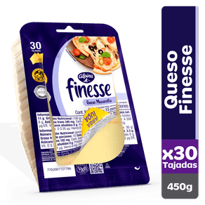 QUESO FINESSE 30 TAJADAS x 450GR