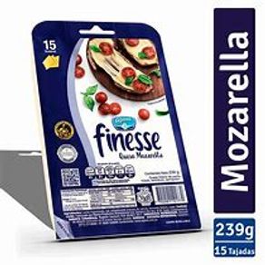 QUESO FINESSE 15 TAJAD  x 239GR