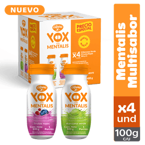 BEBIDA YOX MENTALIS SABORES  4UN*400GR