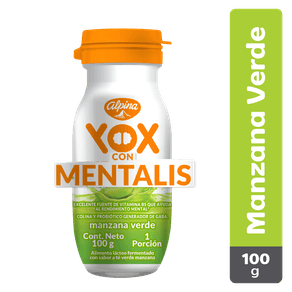 BEBIDA YOX MENTALIS MANZANA VERDE*100GR