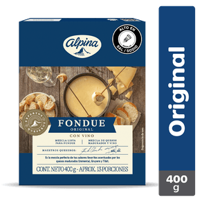 QUESO FONDUE NATURAL VINO X 400 GR