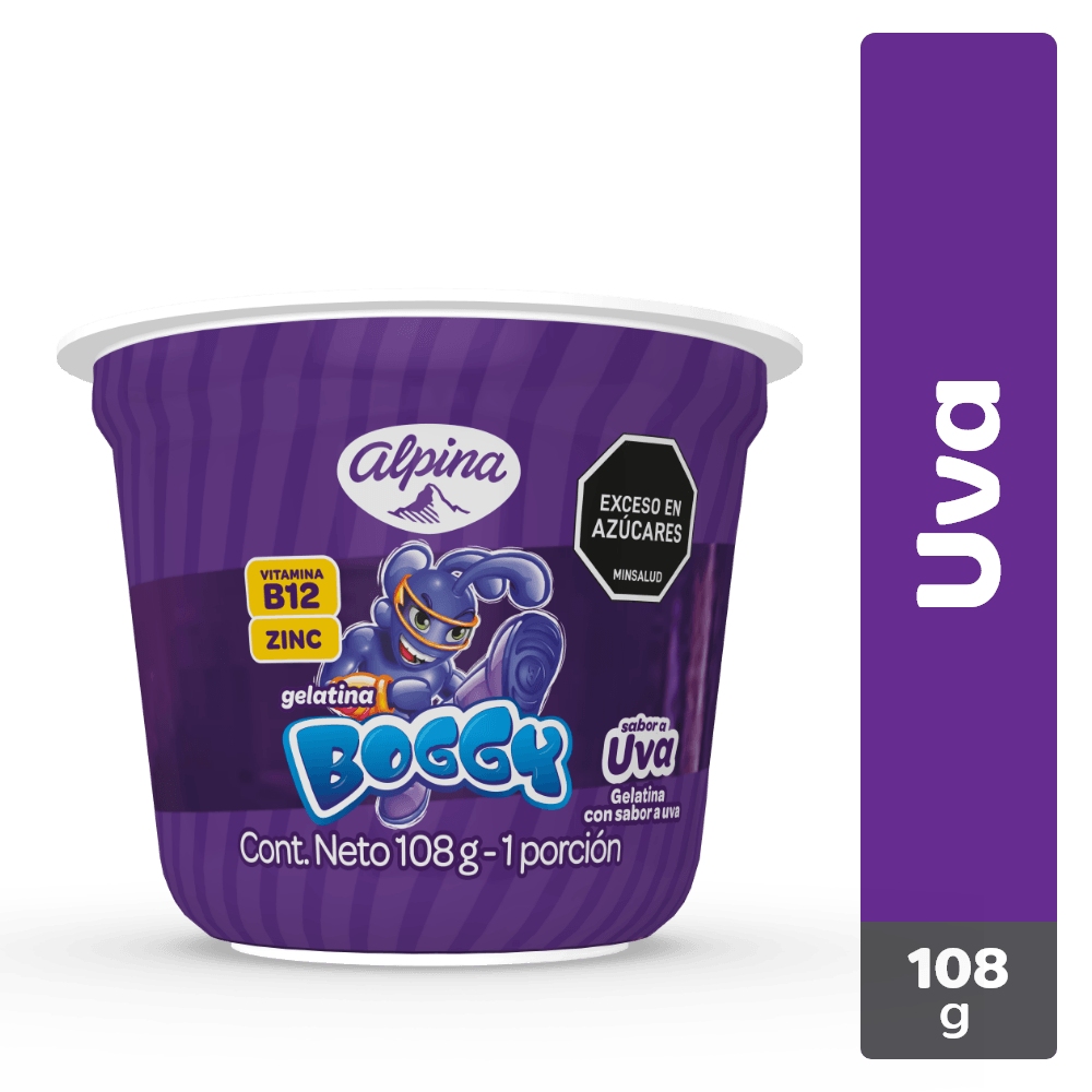 GELATINA BOGGY UVA   x 108GR