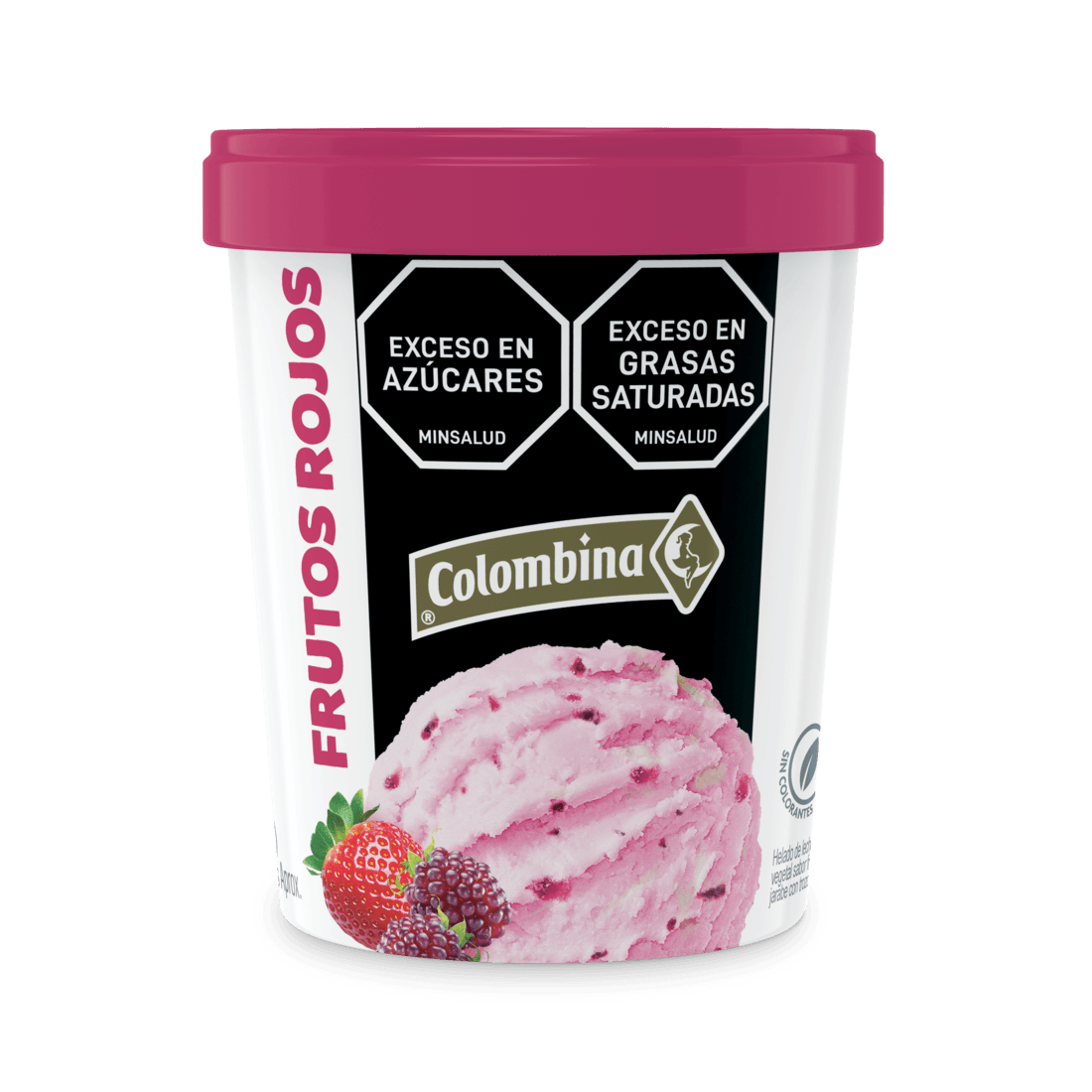 HELADO FRUTOS ROJOS COLOMBINA*600G