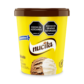 HELADO NUCITA COLOMBINA ½LT 300GR
