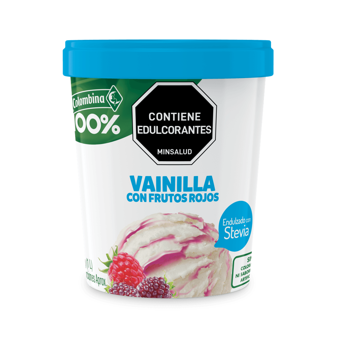 VAINILLA SIN AZUCAR VET FRUTOS ROJOS*1LT