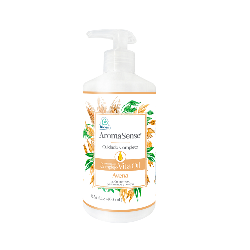 JABON CREMOSO AROMASENSE AVENA *400ML