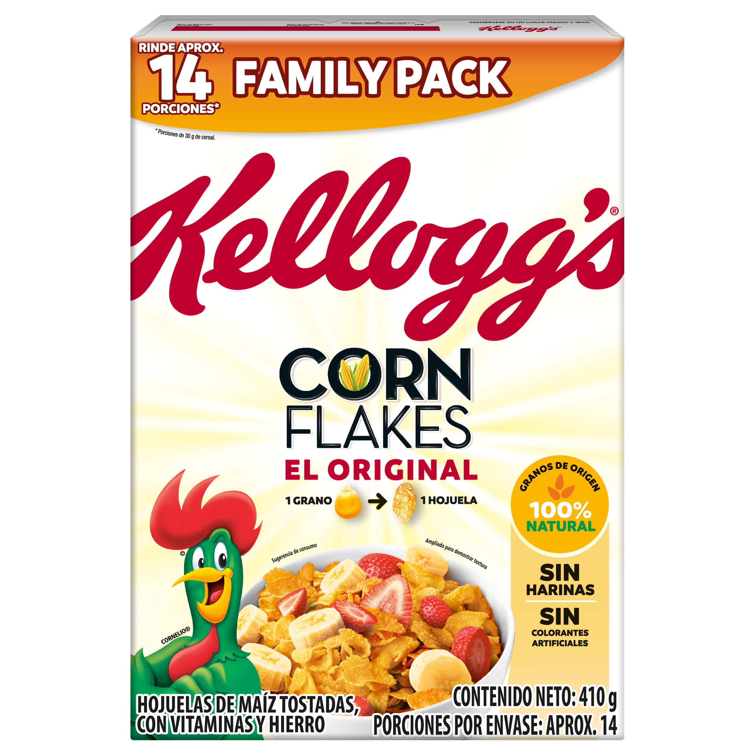 CEREAL KELLOGGS CORN FLAKES *410GR
