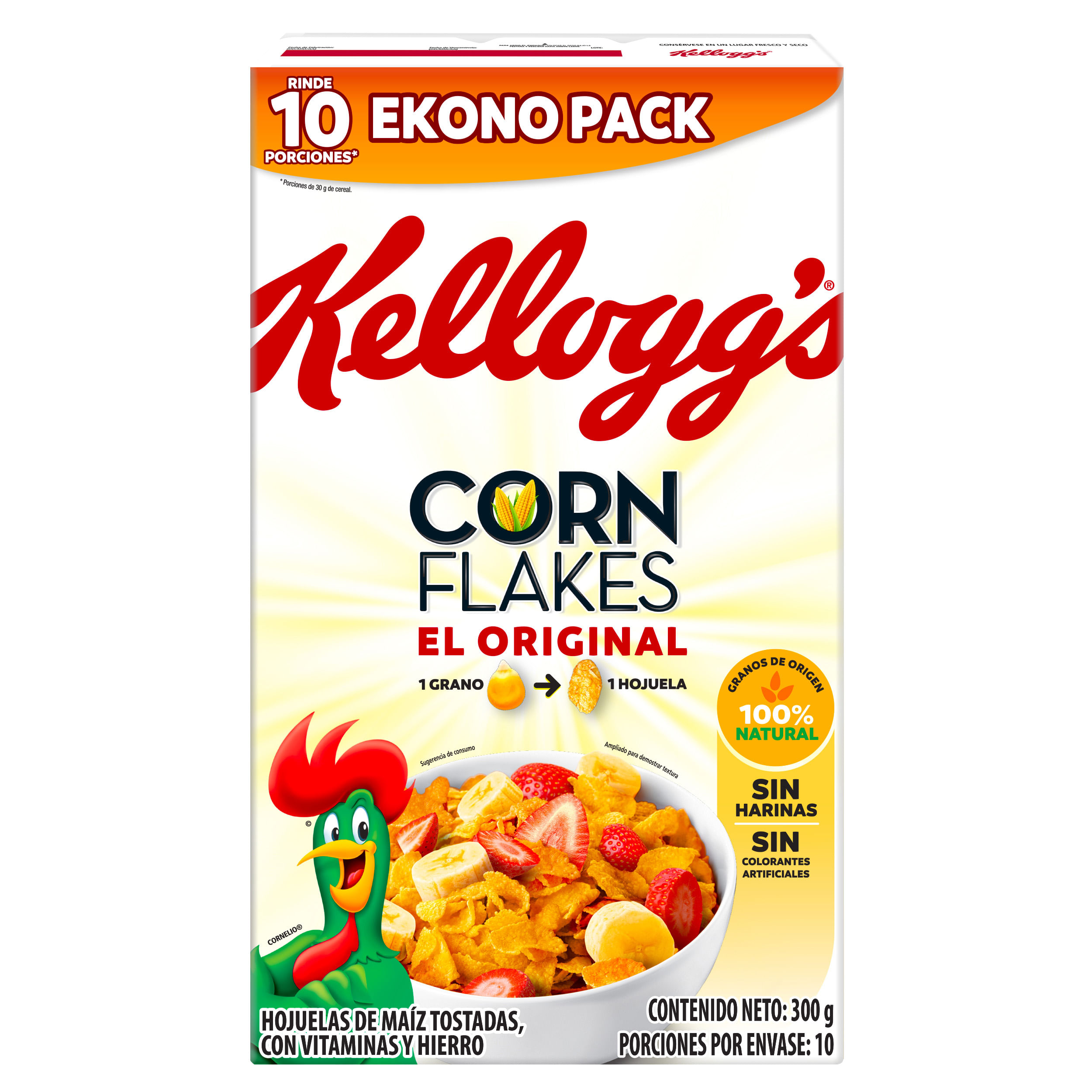 CEREAL KELLOGGS CORN FLAKES *300GR