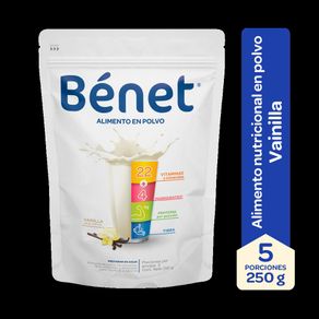 BEBIDA EN POLVO BENET VAINILLA *250 GR