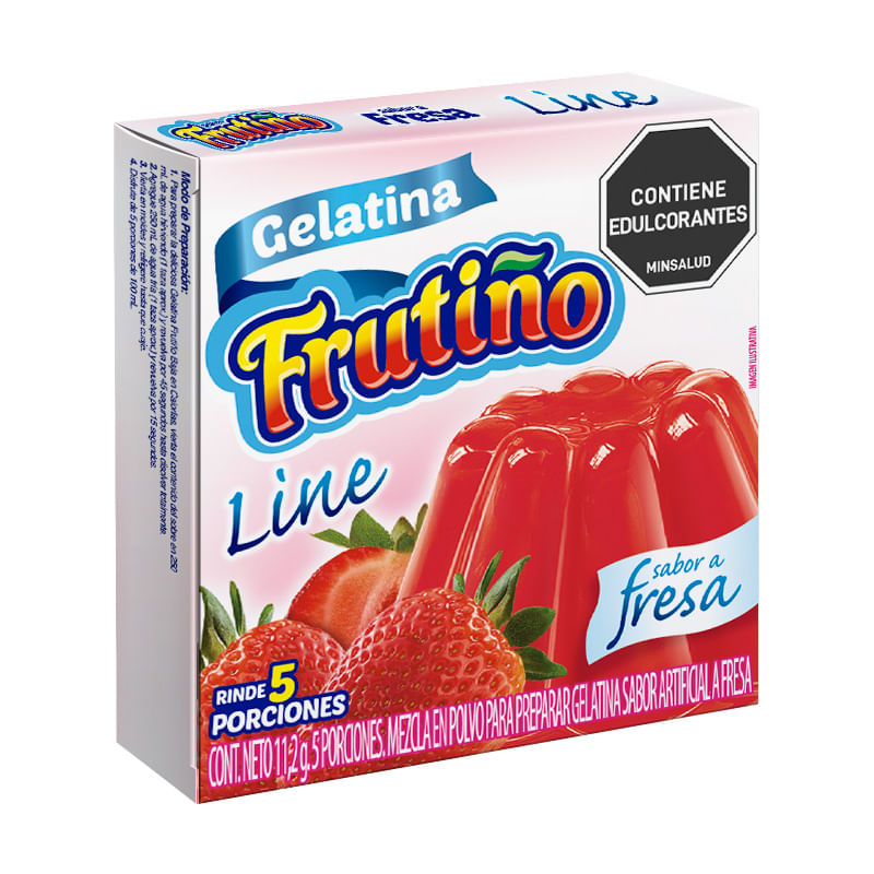 GELATINA FRUTIÑO ZERO FRESA *UNIDAD