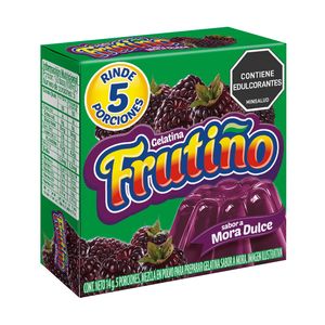 Gelatina FRUTIÑO mora dulce x14 g