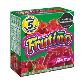 GELATINA FRUTIÑO FRUTOS ROJOS *UNIDAD