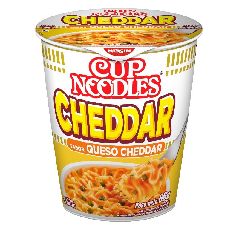 SOPA CUP NOODLE QUESO CHED VASO *69GR
