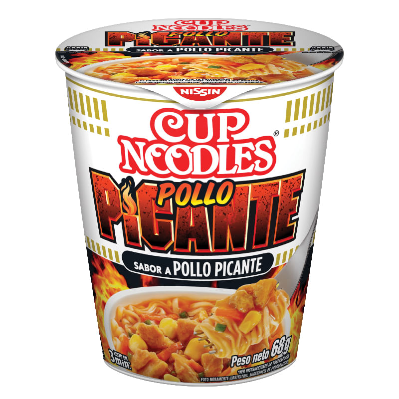 SOPA CUP NOODLE POLLO PICANTE VASO *68GR
