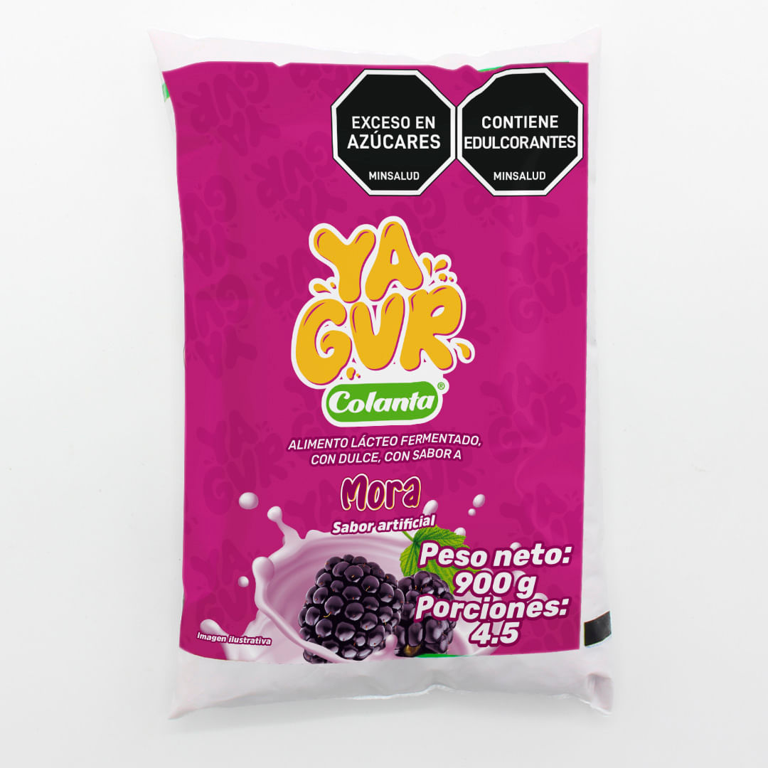YAGUR COLANTA MORA BOLSA *900GR