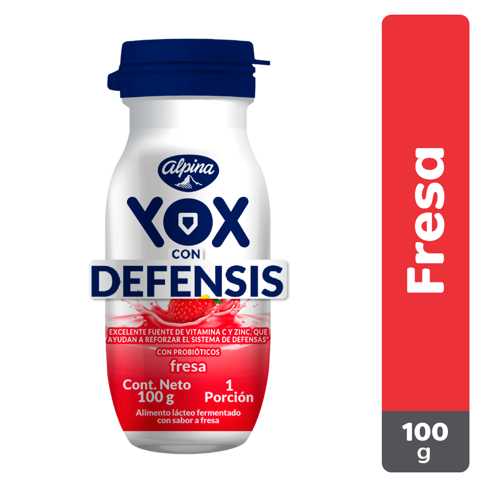 BEBIDA YOX FRESA 100gr