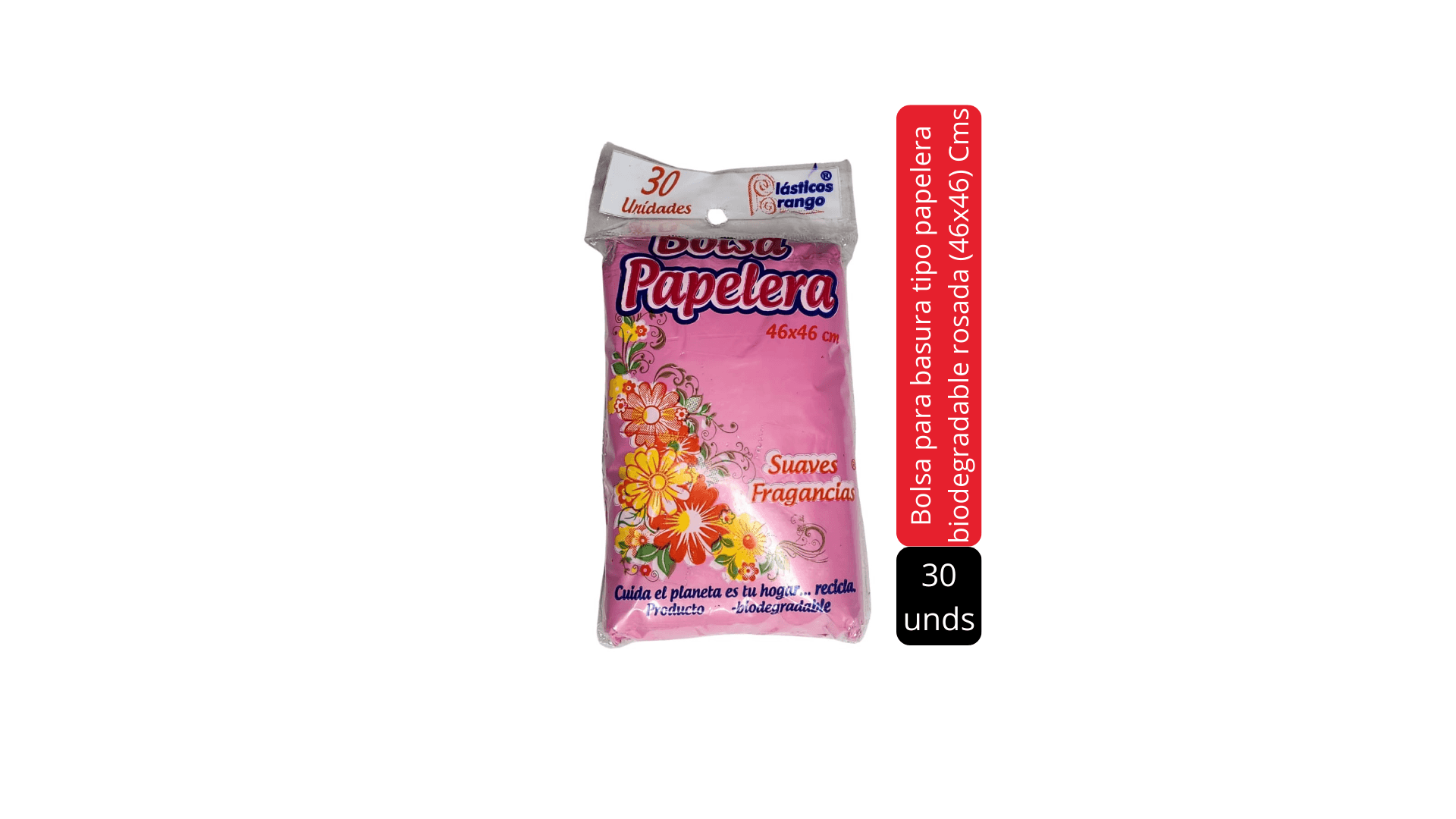 BOLSA PAPELERA ROSADO AROMA*30 46X46