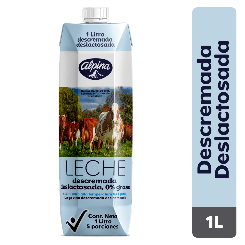 LECHE ALPINA DESL-DESC   x 1000ML