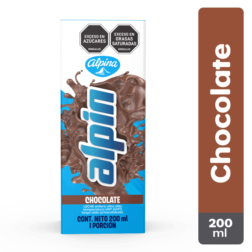 LECHE CHOCOLATADA ALPINA  x 200ML