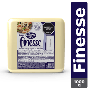 QUESO FINESSE BLOQUE  x 1000GR