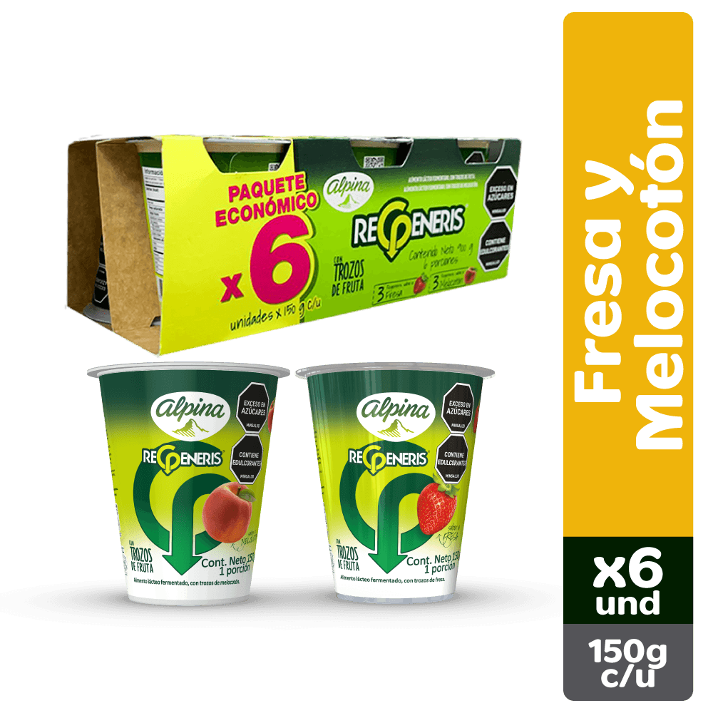 MULT YOG REGENERIS 6U x 150gr BEBIBLE