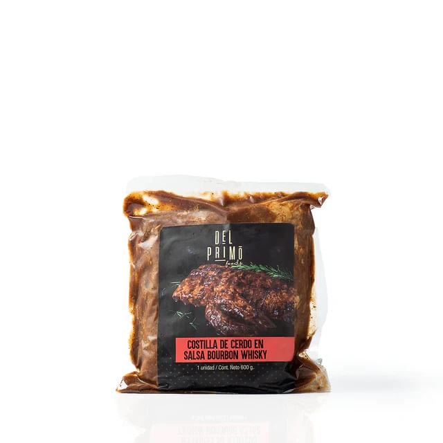 COSTILLA DE CERDO BOURBON WHISKY *600GR