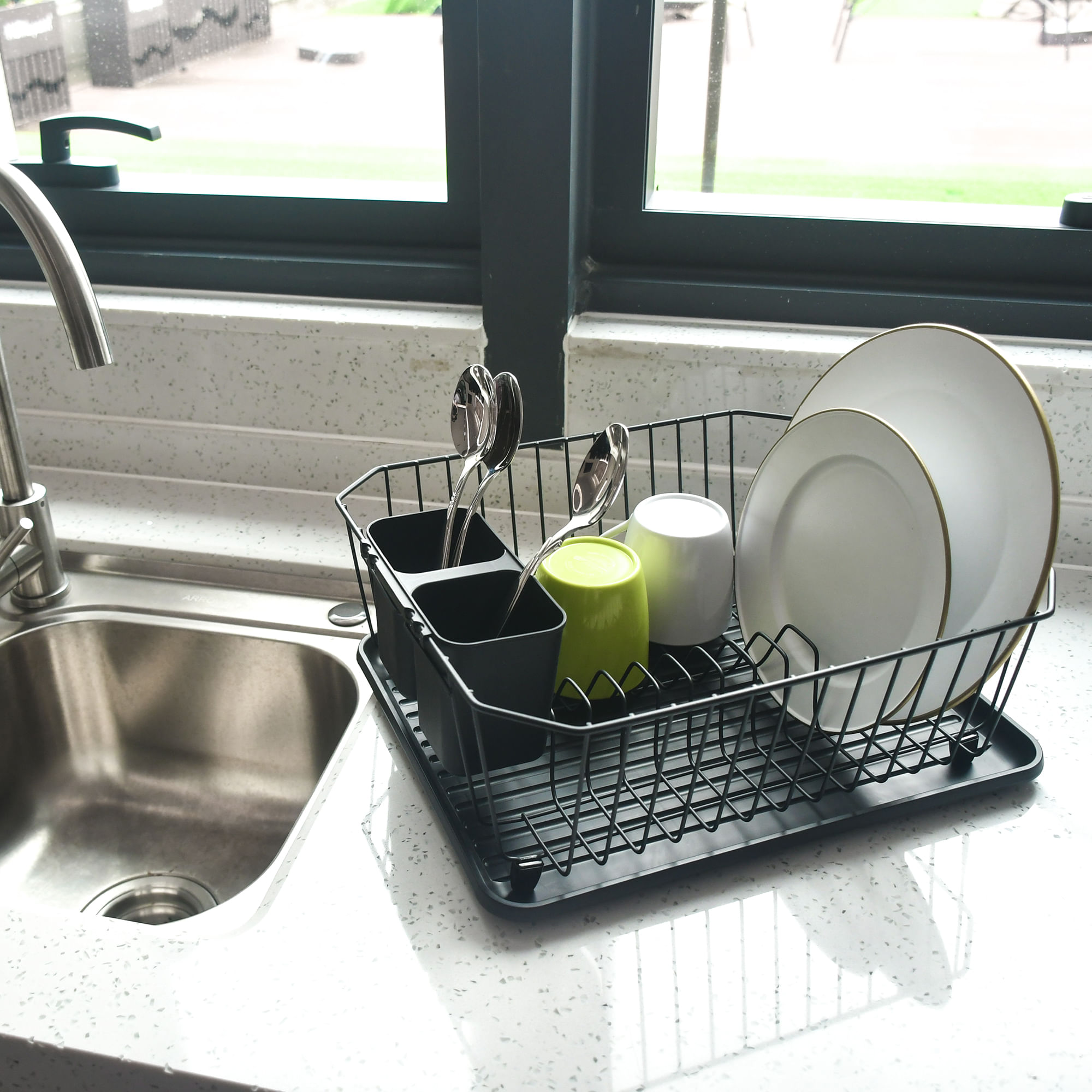 ESCURRIDOR PLATOS+BANDEJA+PORTACUBIERTOS