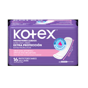 PROTECTOR LARGO KOTEX *16UND