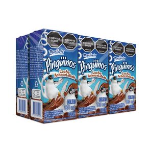 LECHE ACHOCOLATADA PINGÜINOS X6 *1080ML
