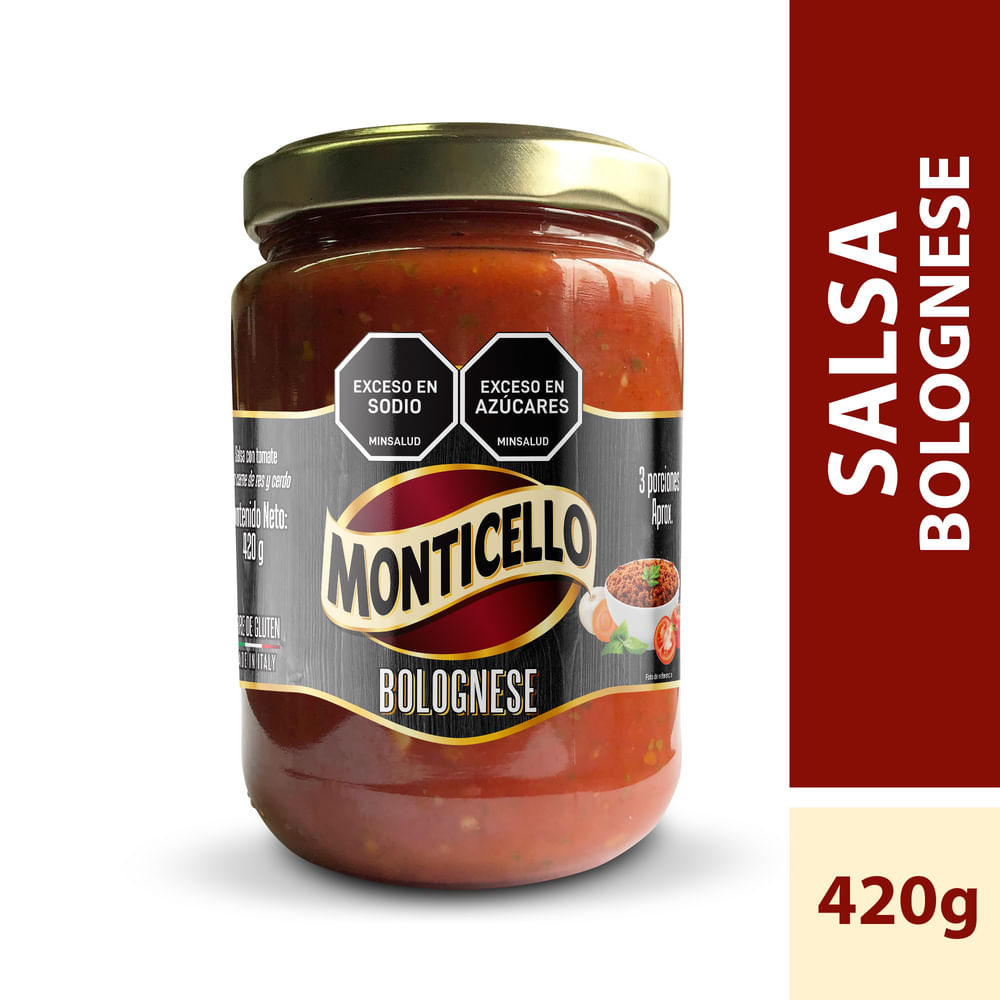 SALSA BOLOGNESE MONTICELLO x420 GR