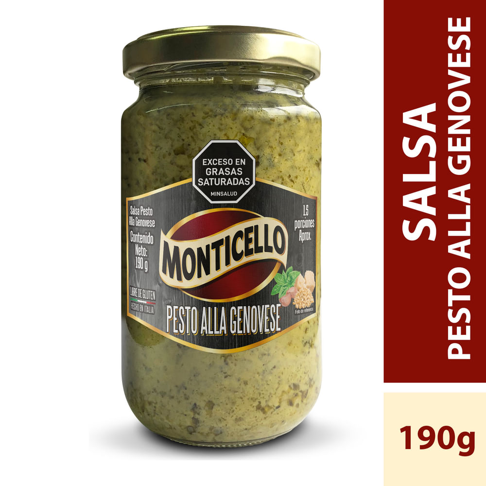 SALSA MONTICELLO PESTO GENOVESE  x 190GR