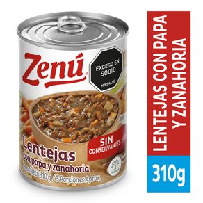 LENTEJAS ZENU x 310 GR